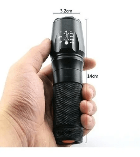 Lanterna X900 Zoom Recarregável - Loja Vigilante QAP