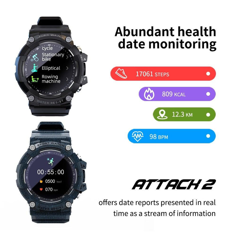 Smartwatch LOKMAT ATTACK 2 Android / IOS - Frete Grátis - Loja Vigilante QAP